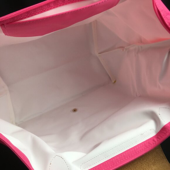 NWT Longchamp Le Pliage Original Large Shoulder Nylon Bag Tote baby Pink - Picture 10 of 10